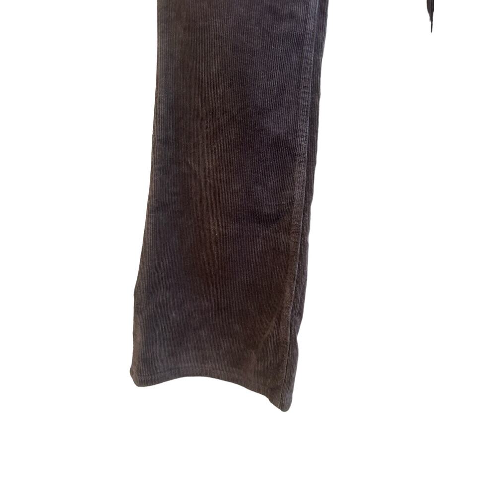 Anthropologie Pilcro Icon Flare Corduroy Pants Jeans Sundrenched Black Size 34 - Picture 6 of 9